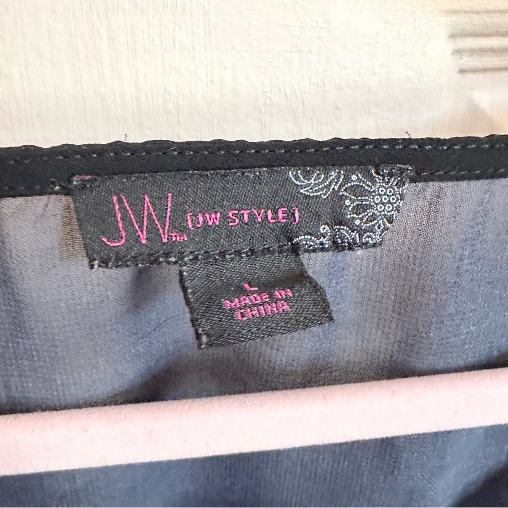Sheer butterfly jw style poncho top - Picture 3 of 4
